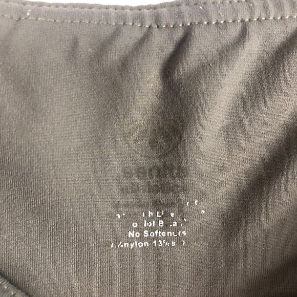 Senita Women's Size XS** Dark Green Cut-Out Pull On Activewear Leggings Cropped - Picture 7 of 7